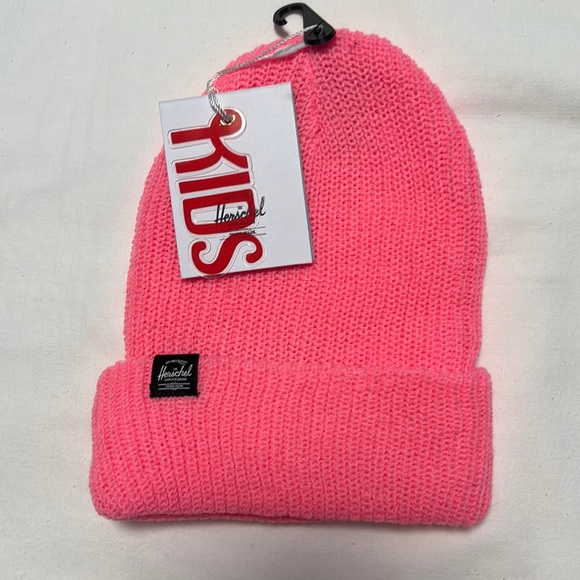 Herschel Supply Company Other - NEW WITH TAGS Herschel Kids Pink Beanie